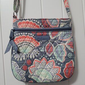 VERA BRADLEY Purse NOMADIC FLORAL Mint Coral Small Crossbody